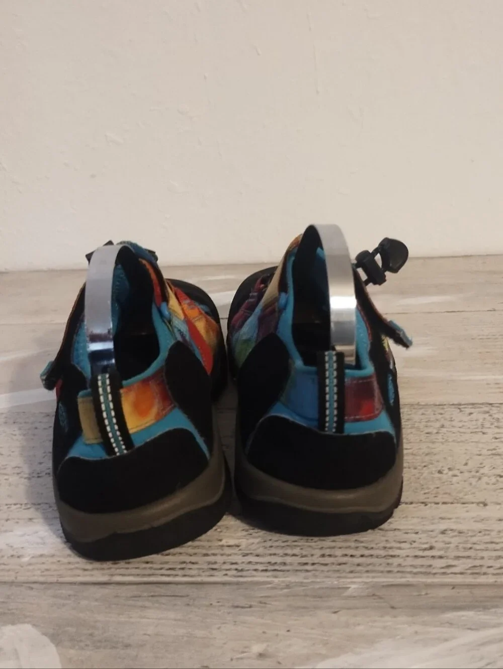 KEEN kids Newport H2 Sports Sandals Rainbow Tie-Dye Water Shoes Youth U.S.A Size